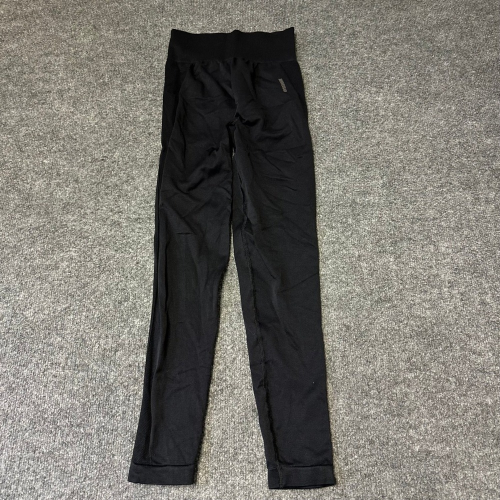 Gymshark Leggings Womens Size XS Black Seamless High Waisted Athletic Yoga